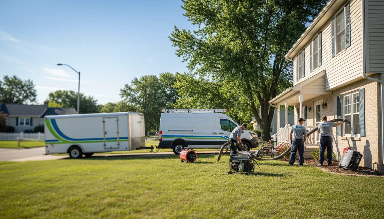 Flooded Basement Restoration And Cleanup With Repair in Montrose, IA near me